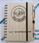 Preview: Premium Bambus-Notizbuch mit Lasergravur & Stift 18 x 14cm
